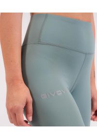 Legginsy Sportowe Givova dla Kobiet 2XL - Oddychający Zielony. Kolor: niebieski, turkusowy, wielokolorowy. Materiał: elastan, poliester