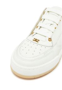Elisabetta Franchi Sneakersy SA-48G-51E2-V420 Biały. Kolor: biały. Materiał: skóra #4
