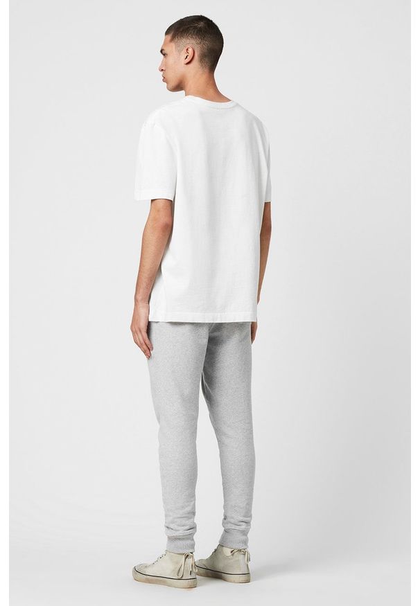 AllSaints - Spodnie Raven Sweat Pant. Kolor: szary. Materiał: materiał