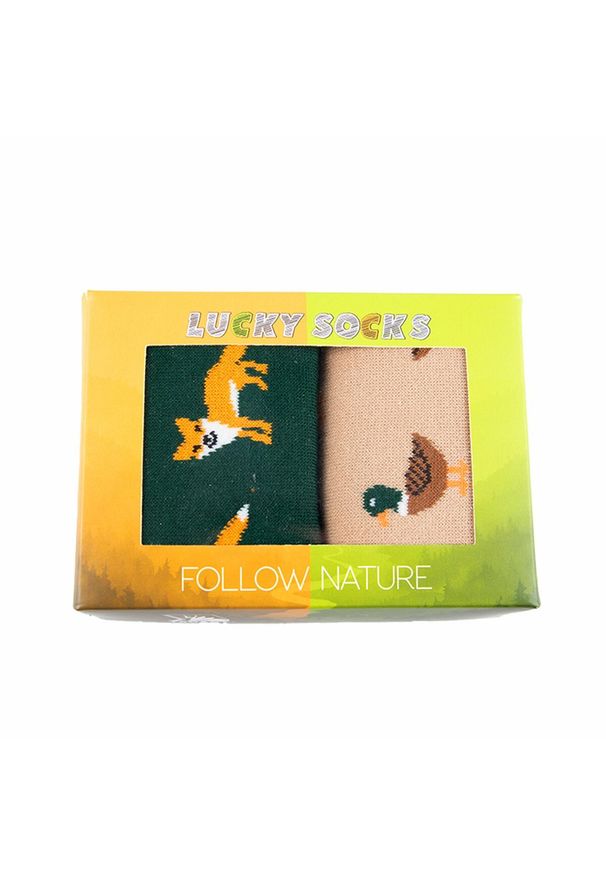 TAGART - Skarpety myśliwskie unisex Tagart FN Summer 2Pack Duck&Fox we wzory. Kolor: beżowy, zielony, wielokolorowy