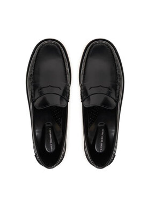 TOMMY HILFIGER - Tommy Hilfiger Mokasyny Classic High Abra Loaf FM0FM05624 Czarny. Kolor: czarny. Materiał: skóra