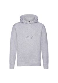 FRUIT OF THE LOOM - Męska Bluza Z Kapturem Premium Heather. Typ kołnierza: kaptur. Kolor: szary. Styl: sportowy #1
