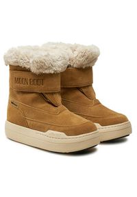 Moon Boot Śniegowce Junior Park Dtrap Boot Suede 80D3440040 Brązowy. Kolor: brązowy. Materiał: zamsz, skóra #6