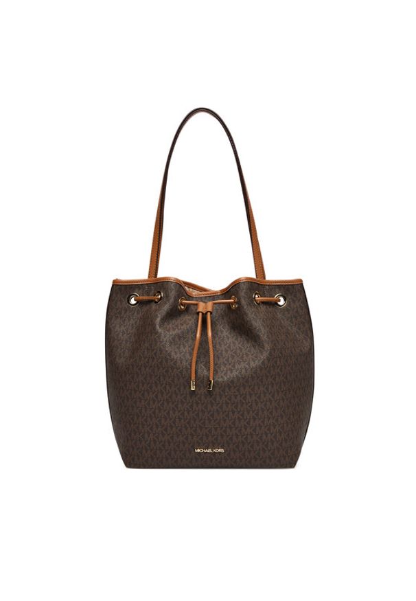 MICHAEL Michael Kors Torebka 30F5GQ7T2B Brązowy. Kolor: brązowy. Materiał: skórzane
