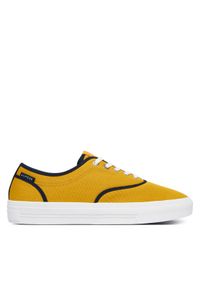 TOMMY HILFIGER - Tommy Hilfiger Tenisówki Th Vulc Cup Long Lace Canvas FM0FM05874 Żółty. Kolor: żółty. Materiał: materiał #1