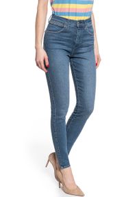 Wrangler - WRANGLER HIGH RISE SKINNY USED TINT W27HTX50H. Stan: podwyższony #5