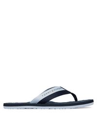 TOMMY HILFIGER - Tommy Hilfiger Japonki Webbing Strap Flag Embossed FM0FM05807 Granatowy. Kolor: niebieski. Materiał: materiał #2