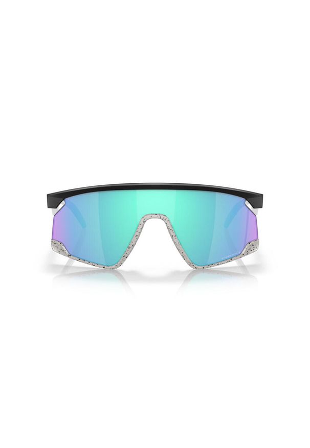 Męskie okulary przeciwsłoneczne Oakley® BXTR w kolorze zielonym. Kolor: wielokolorowy, niebieski, czarny