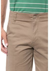 Lee - LEE COMFORT SHORT XM KHAKI L71ZPB08. Kolor: brązowy