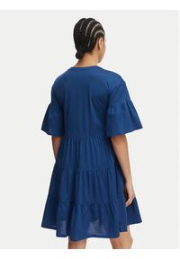 Weekend Max Mara Sukienka codzienna Saggina 2615621042 Niebieski Regular Fit. Okazja: na co dzień. Kolor: niebieski. Materiał: bawełna. Typ sukienki: proste. Styl: casual #5