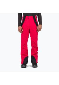 Spodnie narciarskie męskie Rossignol Diretta. Kolor: czerwony. Sezon: zima. Sport: narciarstwo #1