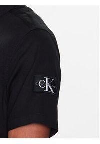 Calvin Klein Jeans Koszula J30J322948 Czarny Regular Fit. Kolor: czarny. Materiał: bawełna, len