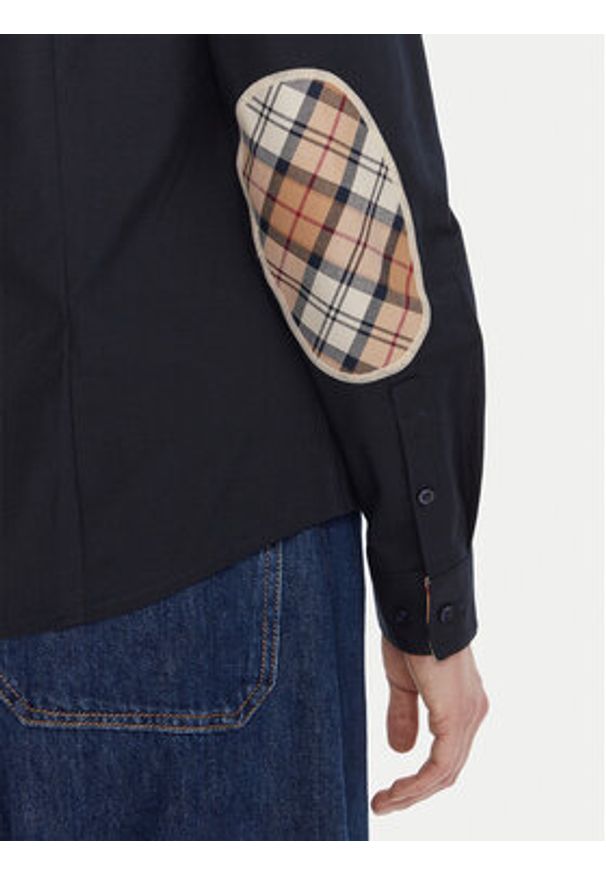 Barbour Koszula LSH1604NY73 Granatowy Regular Fit. Kolor: niebieski. Materiał: bawełna