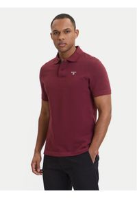 Barbour Polo Tartan MML0012RE53 Bordowy. Typ kołnierza: polo. Kolor: czerwony. Materiał: bawełna #1