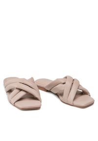 Jenny Fairy Klapki LS5692-04 Beżowy. Kolor: beżowy. Materiał: skóra #4
