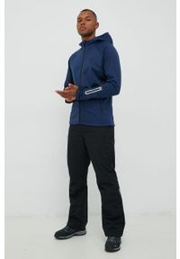 Rossignol kurtka outdoorowa kolor granatowy. Kolor: niebieski. Materiał: tkanina, materiał, softshell. Długość rękawa: raglanowy rękaw #6
