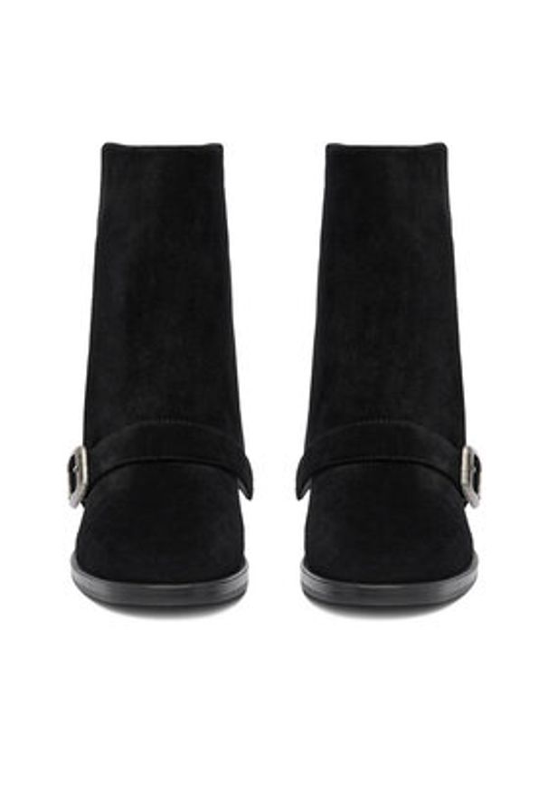 G-Star RAW - G-Star Raw Botki EO-UMIT-LT24198D-601 Czarny. Kolor: czarny. Materiał: zamsz, skóra