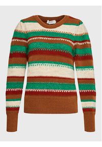 Cream Sweter Cila 10610572 Kolorowy Regular Fit. Materiał: syntetyk. Wzór: kolorowy #3