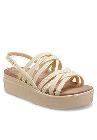 Crocs Sandały Brooklyn Strappy Low 206751 Beżowy. Kolor: beżowy #2