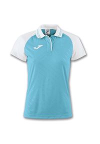 Koszulka do tenisa z krótkim rękawem dziecięca Joma POLO TORNEO II turquise. Typ kołnierza: polo. Kolor: niebieski. Długość rękawa: krótki rękaw. Długość: krótkie. Sport: tenis #1