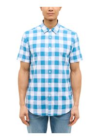 Męska koszula Mustang Style Berkeley Blue Big Vichy Check 1016471 12737 #1