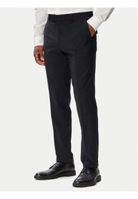 BOSS Spodnie garniturowe H-George-263 50567486 Granatowy Slim Fit. Kolor: niebieski. Materiał: wełna #1