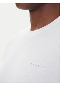 Bugatti Longsleeve 8330-85044D Biały Regular Fit. Kolor: biały. Materiał: bawełna. Długość rękawa: długi rękaw #2