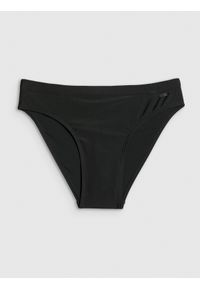 4f - 4F Dół od bikini damski - czarny S. Kolor: czarny. Materiał: materiał #1