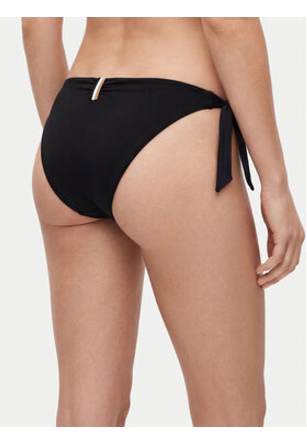 BOSS Dół od bikini 50561265 Czarny Regular Fit. Kolor: czarny. Materiał: syntetyk