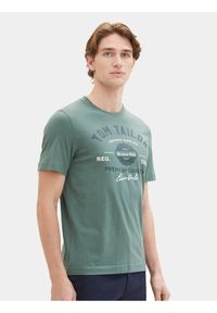 Tom Tailor T-Shirt 1037735 Zielony Regular Fit. Kolor: zielony. Materiał: bawełna