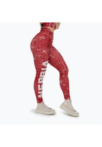 Legginsy NEBBIA Rough Girl. Kolor: czerwony. Sport: fitness #1