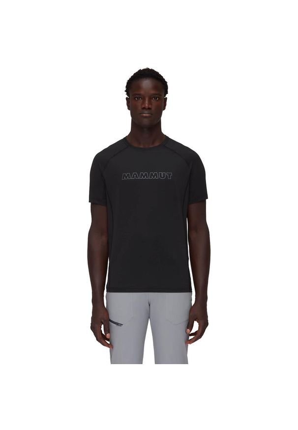 Koszulka szybkoschnąca meska Mammut Selun FL Logo T-Shirt. Kolor: czarny