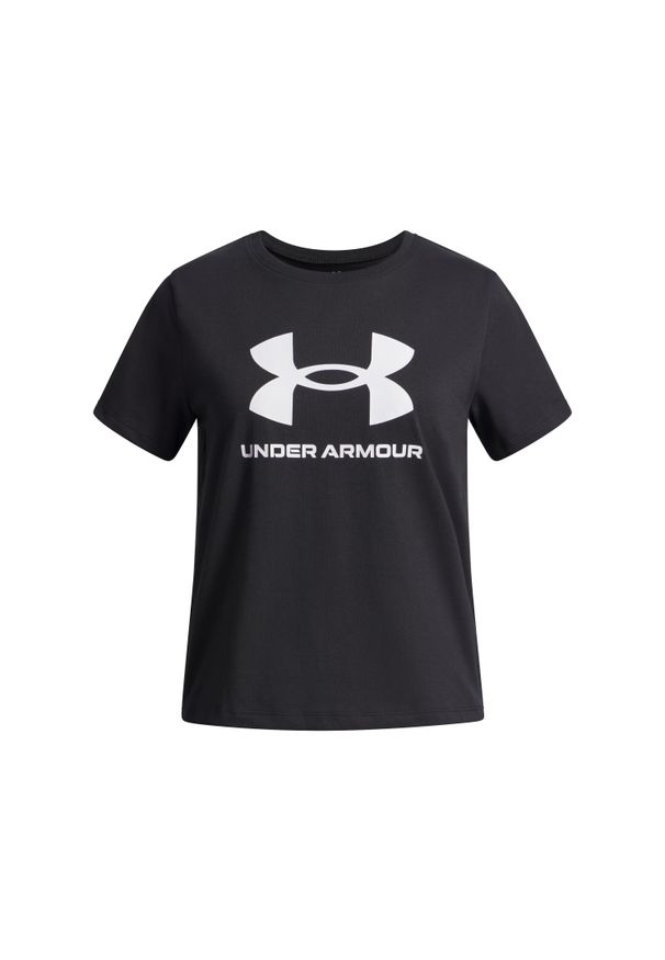 Koszulka dla dzieci Under Armour Big Logo. Kolor: czarny. Sport: joga i pilates, fitness