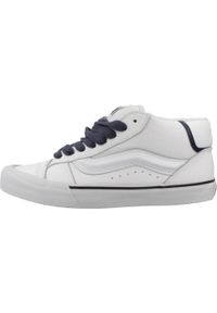 Tenisówki Vans Model Knu Mid Kolor Biały. Kolor: biały. Materiał: tkanina, skóra