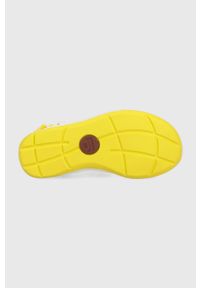 Camper sandały Match damskie kolor żółty. Zapięcie: rzepy. Kolor: żółty. Materiał: guma, materiał. Obcas: na obcasie. Wysokość obcasa: niski #4