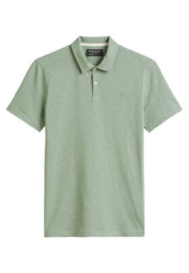 Marc O'Polo Polo 536 2176 53018 Zielony Shaped Fit. Typ kołnierza: polo. Kolor: zielony. Materiał: bawełna