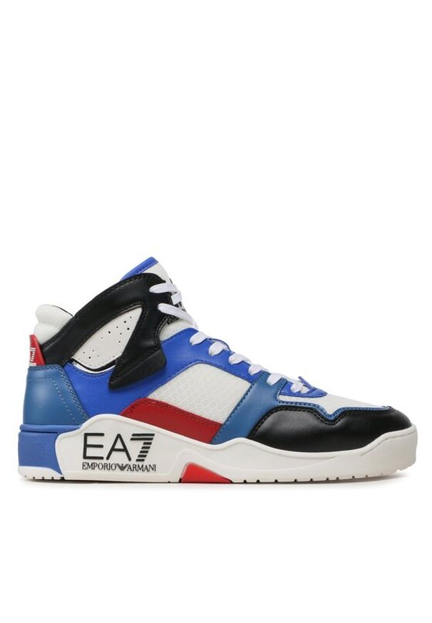 EA7 Emporio Armani Sneakersy X8Z039 XK331 S494 Kolorowy. Materiał: skóra. Wzór: kolorowy