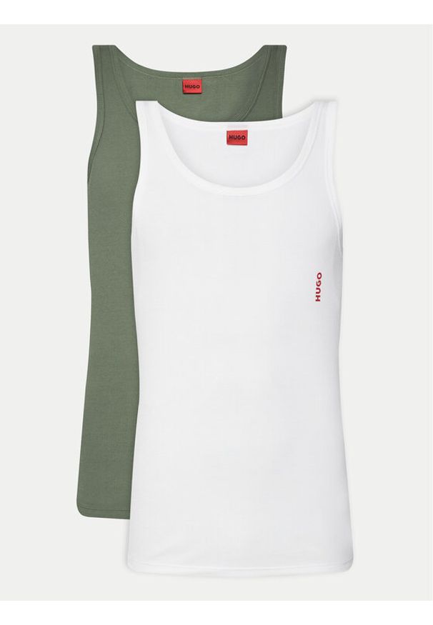 Hugo - HUGO Komplet 2 tank topów 50532634 Kolorowy Slim Fit. Materiał: bawełna. Wzór: kolorowy