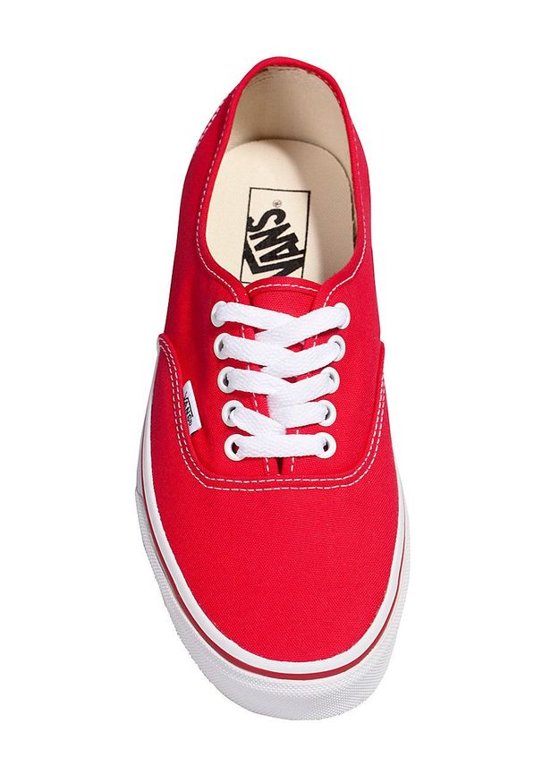 Vans - Tenisówki Authentic. Kolor: czerwony. Styl: klasyczny