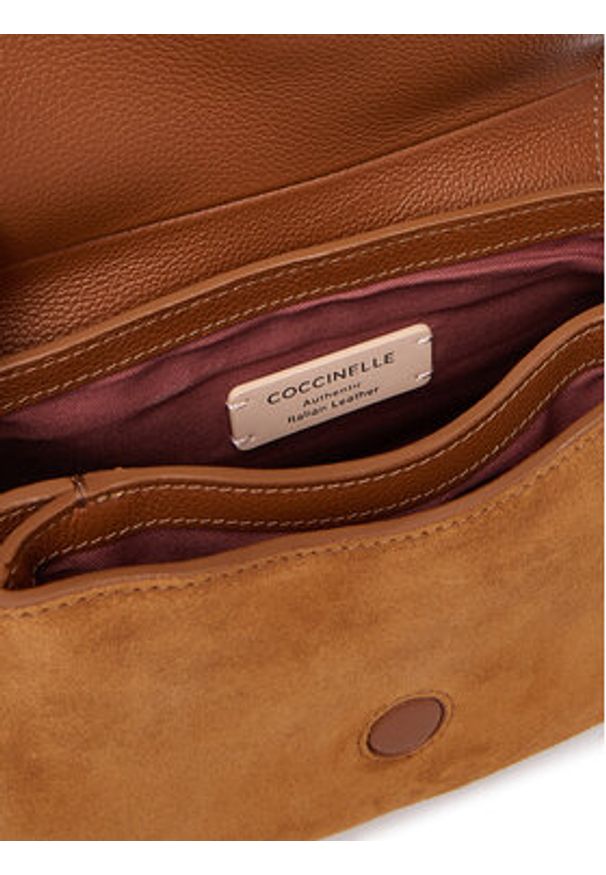 Coccinelle Torebka U7H Coccinellemavery E1 U7H 18 02 01 Brązowy. Kolor: brązowy. Materiał: zamszowe, skórzane