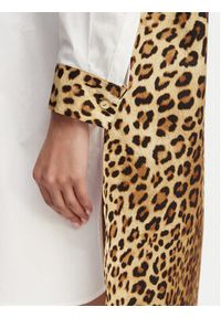 LOLA CASADEMUNT Sukienka koszulowa LS2615118 Écru Loose Fit. Kolor: kremowy. Materiał: bawełna. Typ sukienki: koszulowe #5