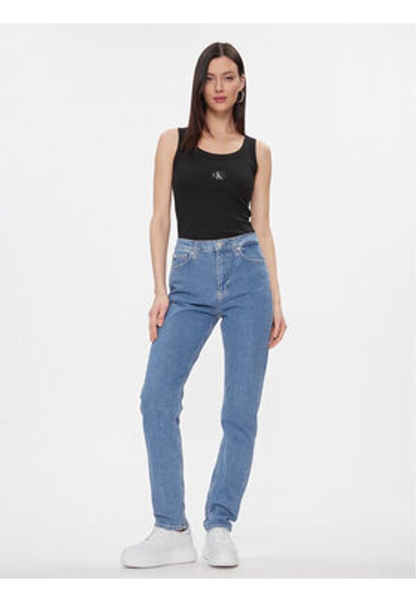 Calvin Klein Jeans Jeansy Authentic Slim Straight J20J222749 Niebieski Straight Leg. Kolor: niebieski