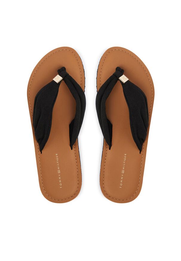 TOMMY HILFIGER - Japonki Tommy Hilfiger. Kolor: czarny