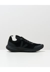 VEJA - Czarne sneakersy Runner VKnit Veja x Rick Owens. Kolor: czarny. Materiał: guma, materiał. Wzór: aplikacja #3