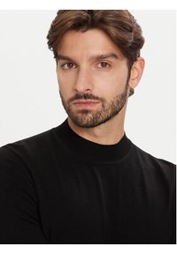 Hugo - HUGO Sweter San Marc 50546856 Czarny Slim Fit. Kolor: czarny. Materiał: wiskoza #5