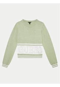 Guess Sweter J4YR01 Z3GW0 Zielony Regular Fit. Kolor: zielony. Materiał: bawełna #1