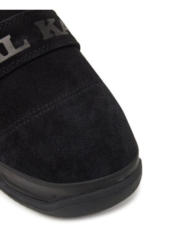 Karl Kani Klapki Samo Slipper PD00002686 Czarny. Kolor: czarny. Materiał: skóra, zamsz