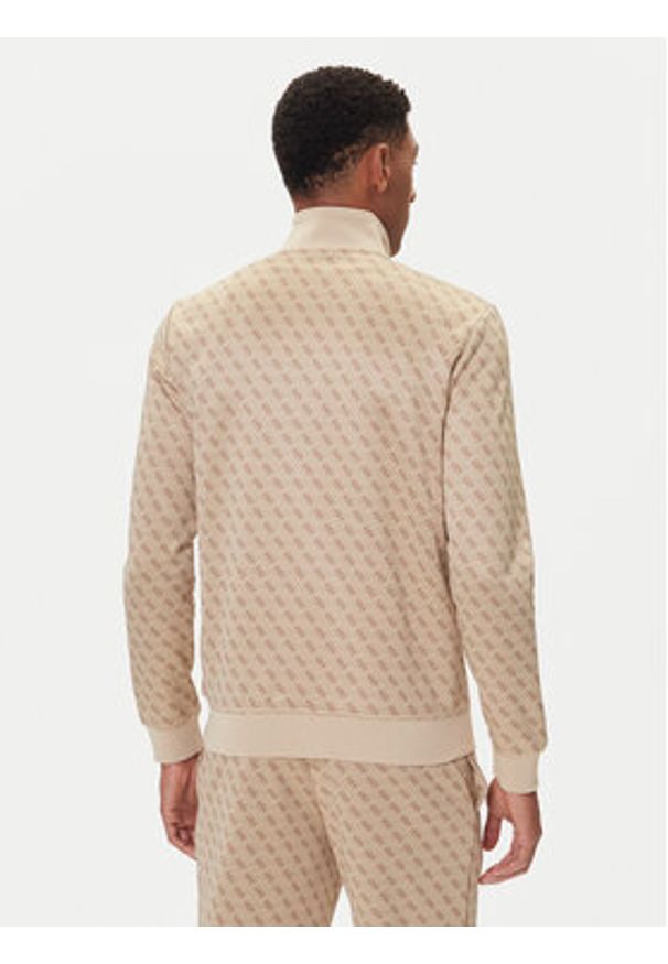 Guess Bluza Z2BQ06 K7122 Beżowy Regular Fit. Kolor: beżowy. Materiał: bawełna, syntetyk