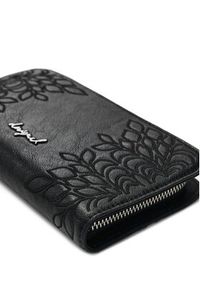 Desigual Portfel 26SAYP20 Czarny. Kolor: czarny. Materiał: skóra #4