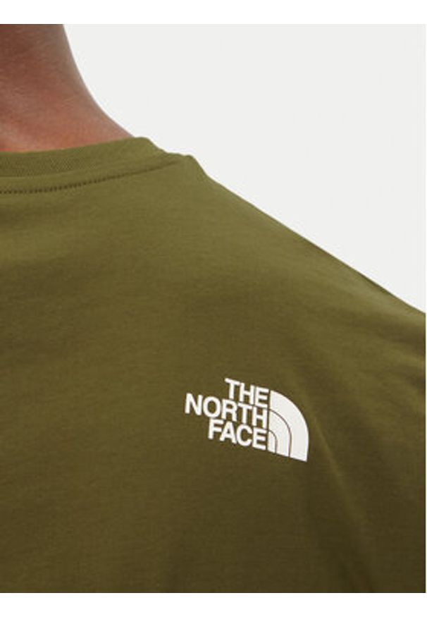 The North Face T-Shirt Easy NF0A8A6C Zielony Regular Fit. Kolor: zielony. Materiał: syntetyk